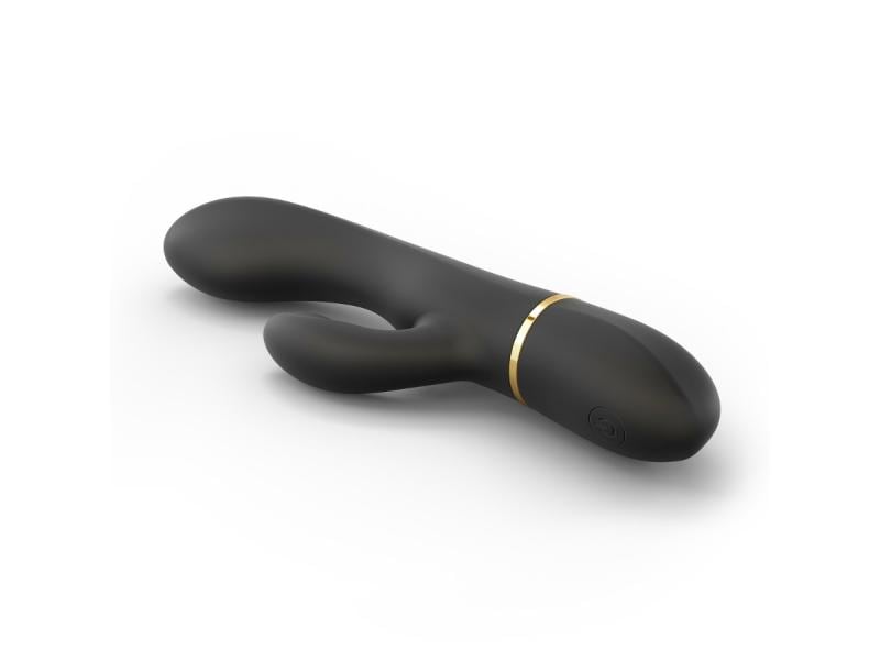 Marc Dorcel Vibrator Glam Rabbit Schwarz Glamouröser Rabbit Pulsator für zielgenaue Stimulation