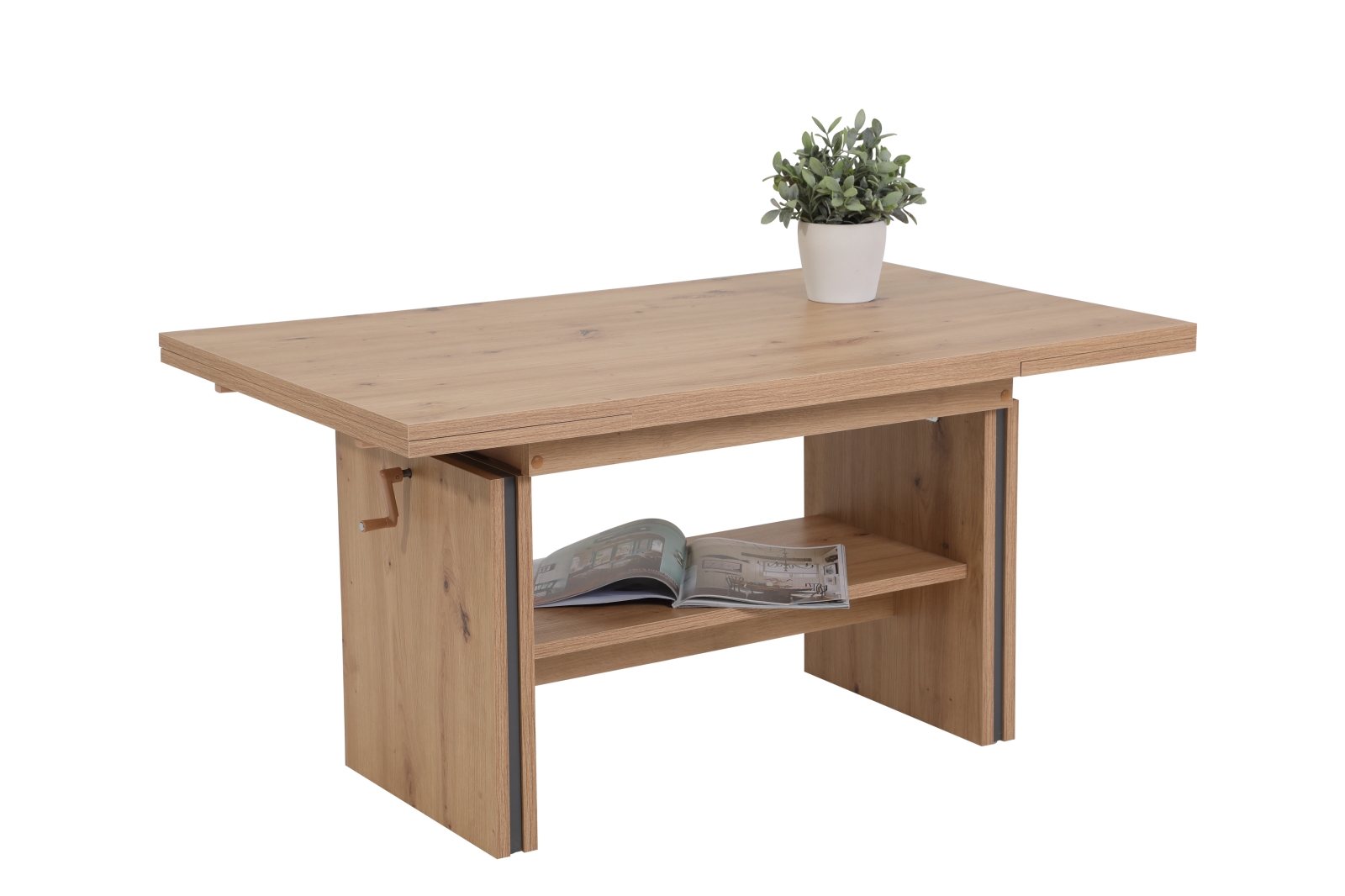 Couchtisch - Artisan Eiche - ausziehbar