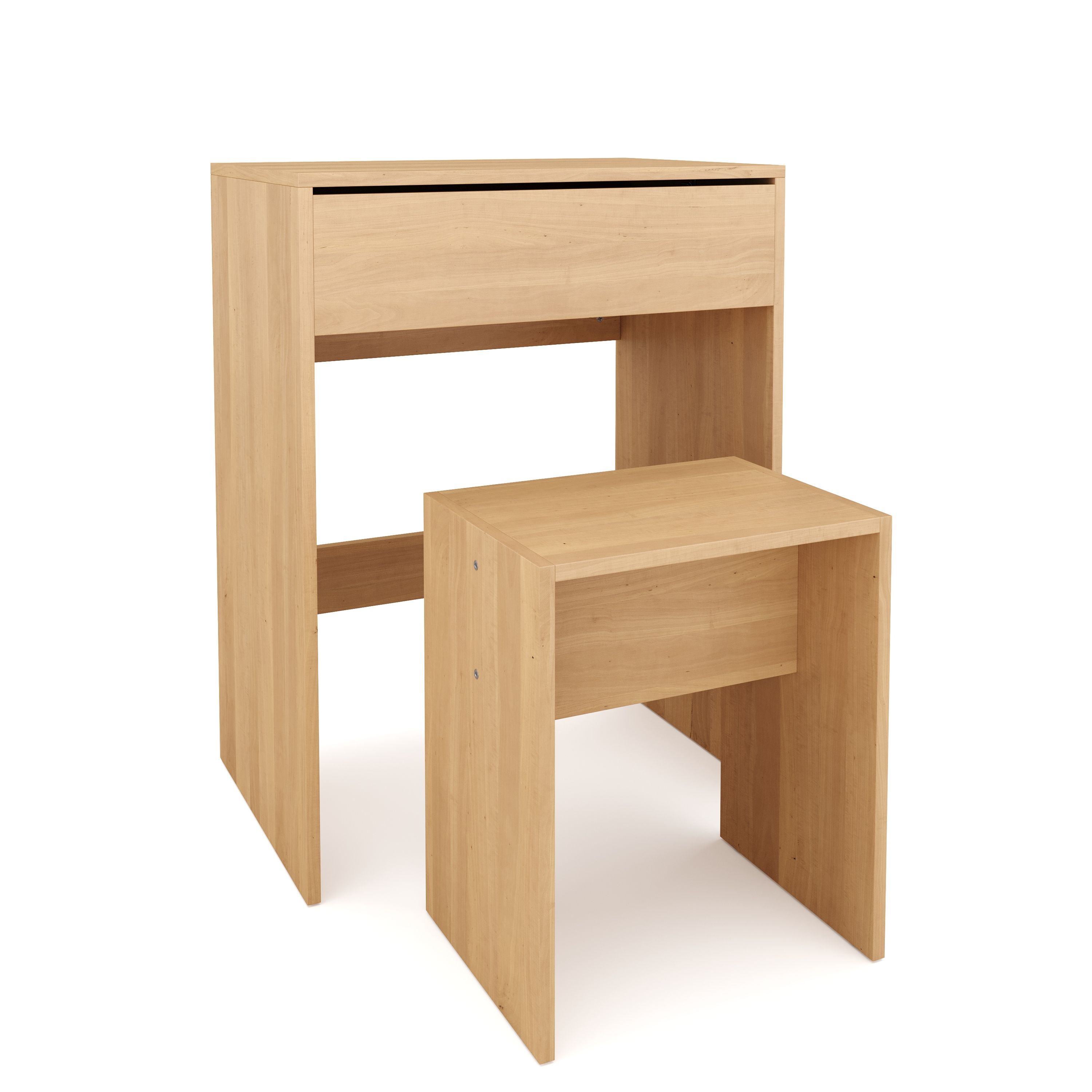 Schminktisch mit Hocker SUSAN braun