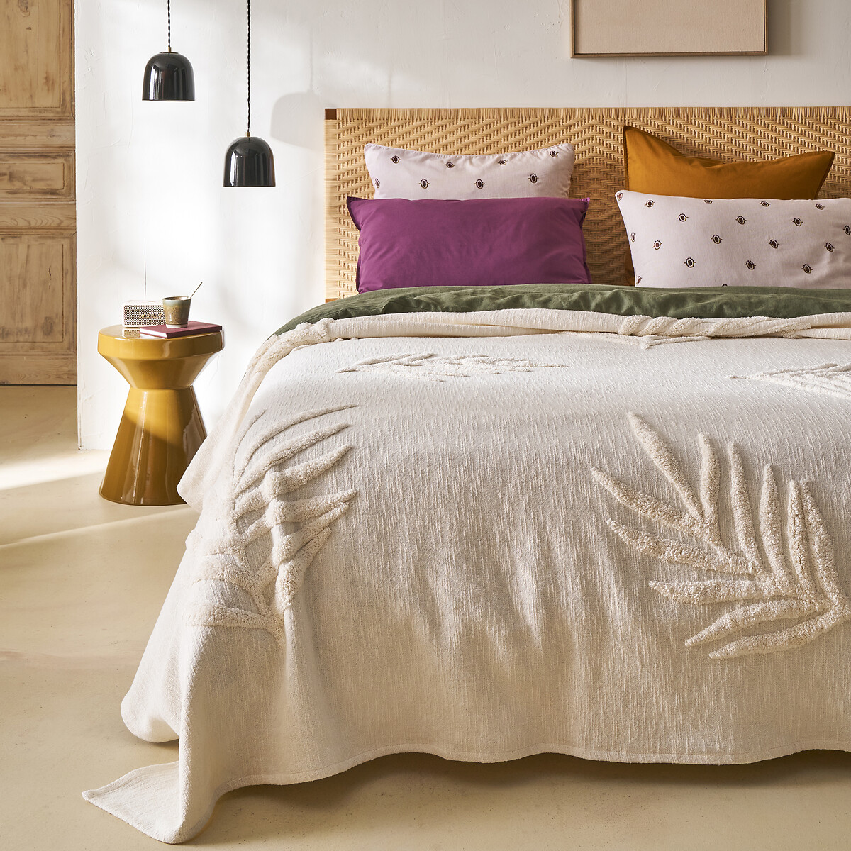LA REDOUTE INTERIORS<br>Colcha em algodão tufado, Jobe