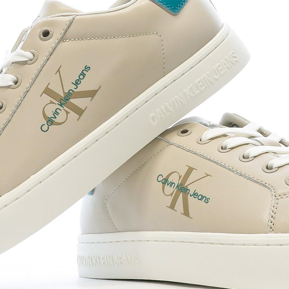 Calvin Klein Jeans Baskets Beige Homme Calvin Klein Jeans YM0YM00491