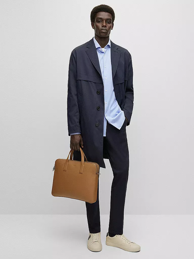 BOSS Hemd Slim Fit HANK blau
