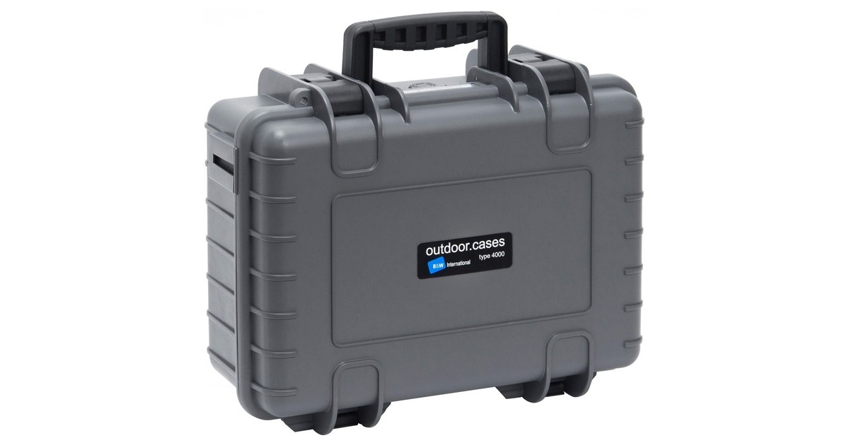 B&Woutdoor.case type 4000 GoPro9 koffer  (Grijs)