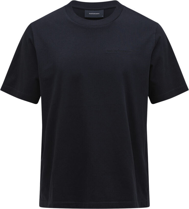 Peak Performance M Original Small Logo Tee-BLACK Black