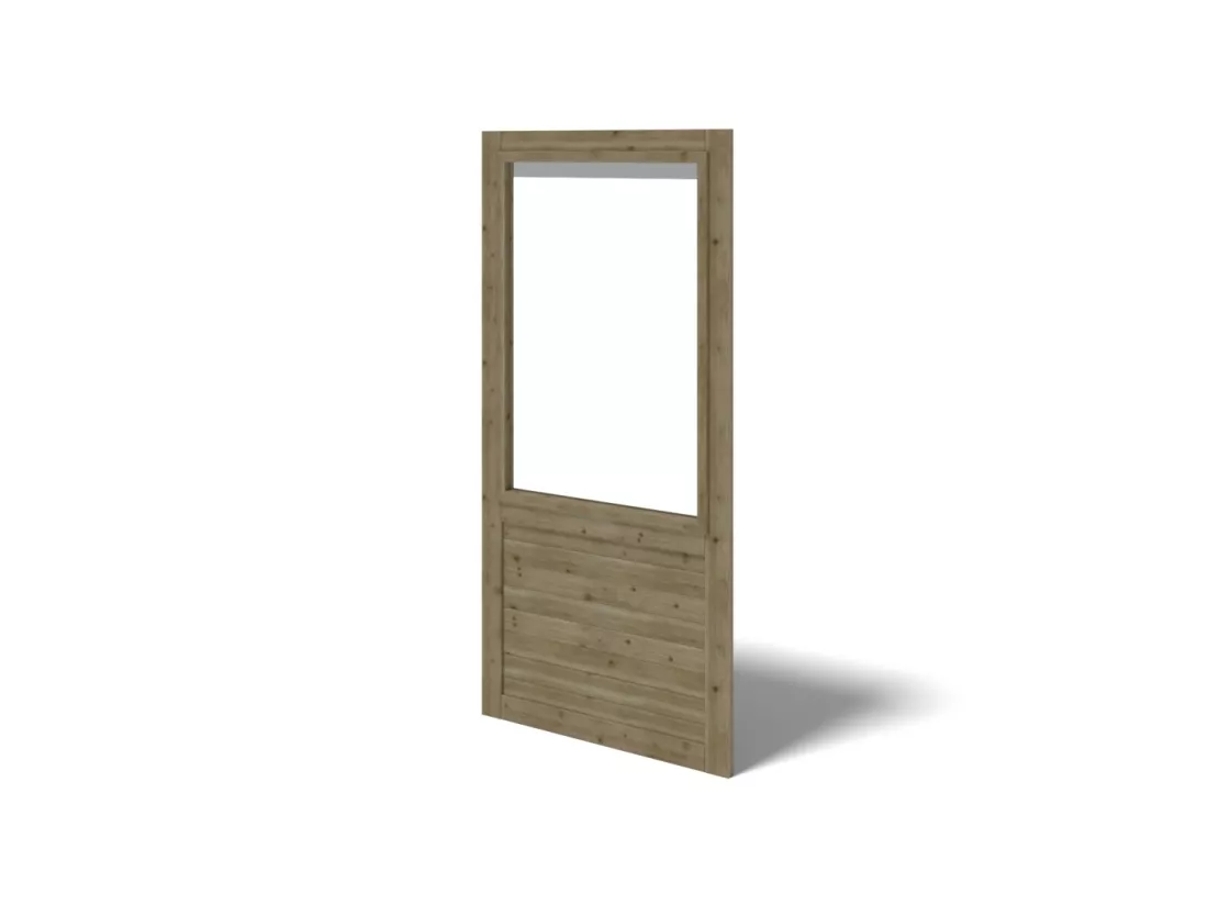 Pergola de jardin 4,04x4,04m avec panneaux - traité - ALT124 - ALTANKA