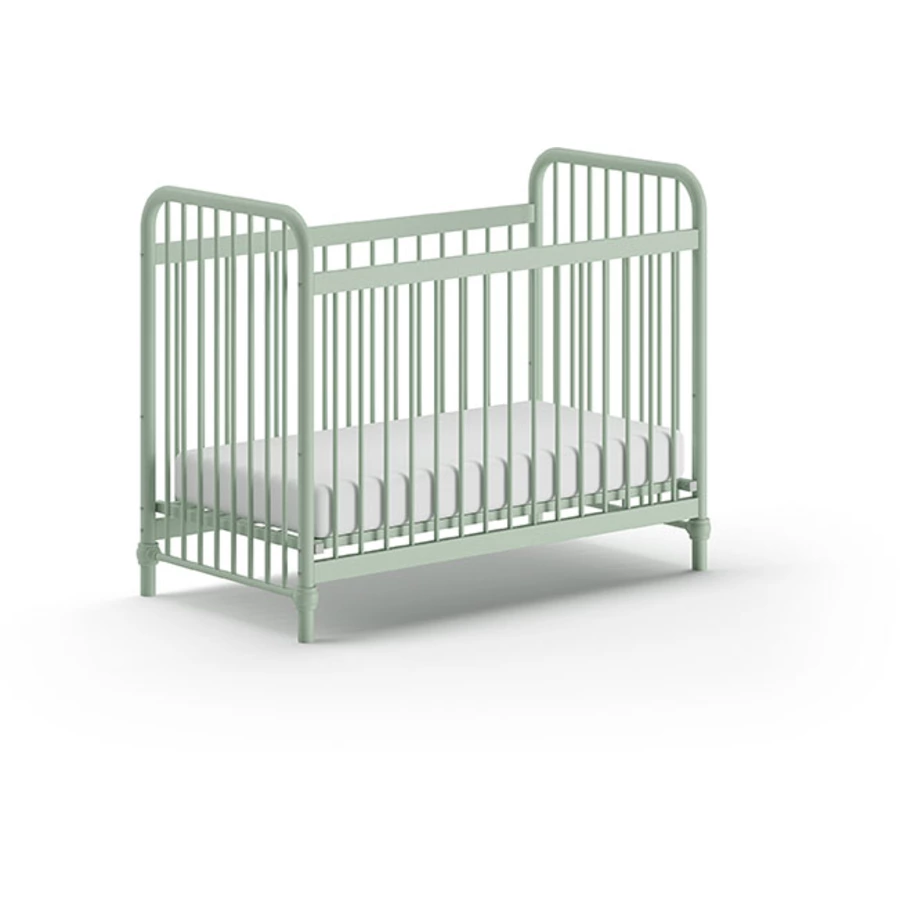 VIPACK Babybett BRONXX 60 x 120 cm grün matt