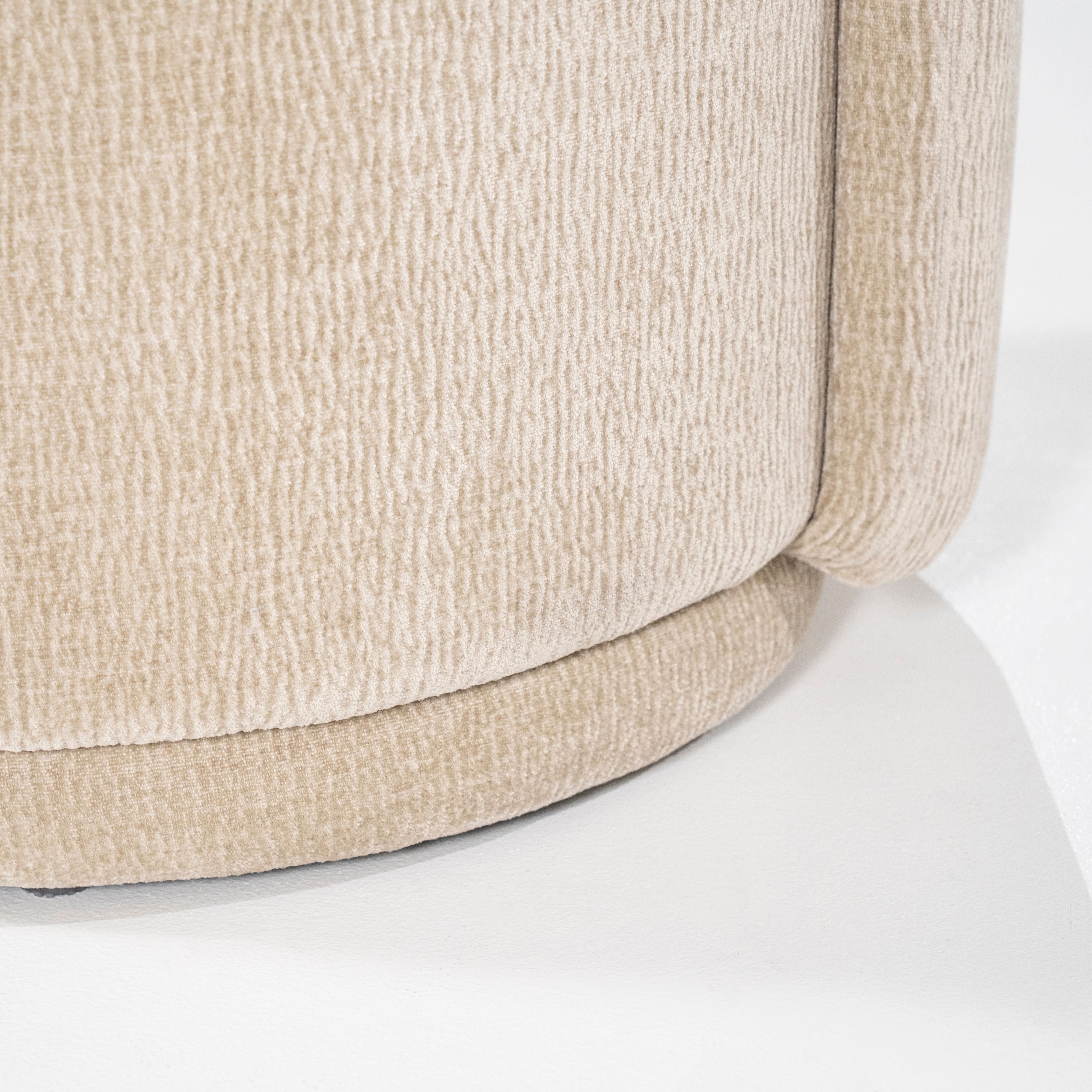 Poef Taupe 240198 Marque B43 x D48 x H63 cm