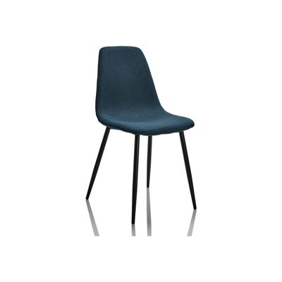 Burocean Chiara - Chaise - visiteur - polyester - bleu nuit