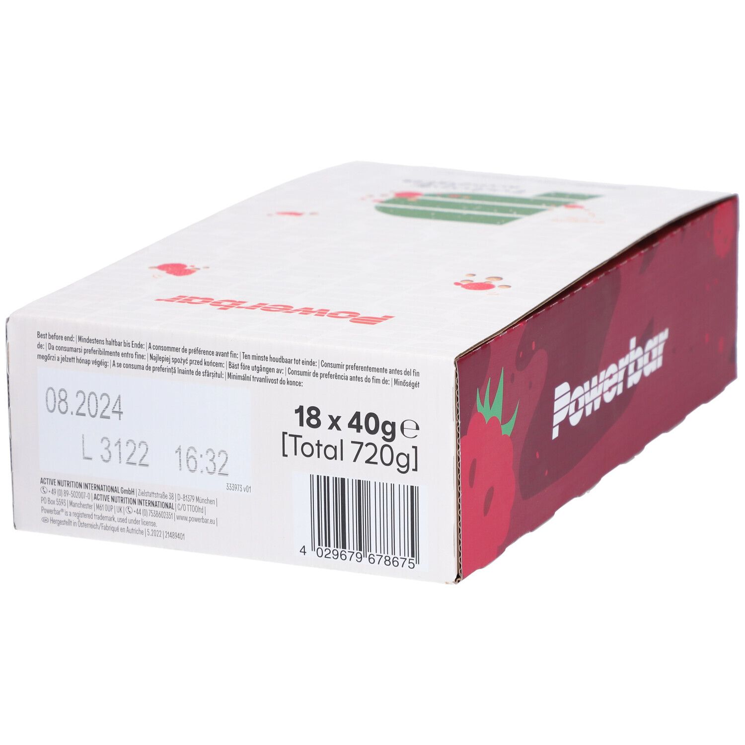 Powerbar® Natural Energy Riegel Raspberry-Crisp