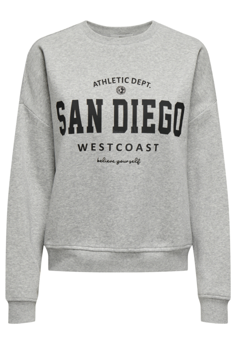 Only grijze dames sweater