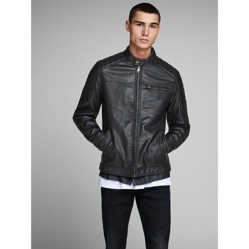 Jack & Jones - 12197682 ROCKY CHECK-BLACK Negro