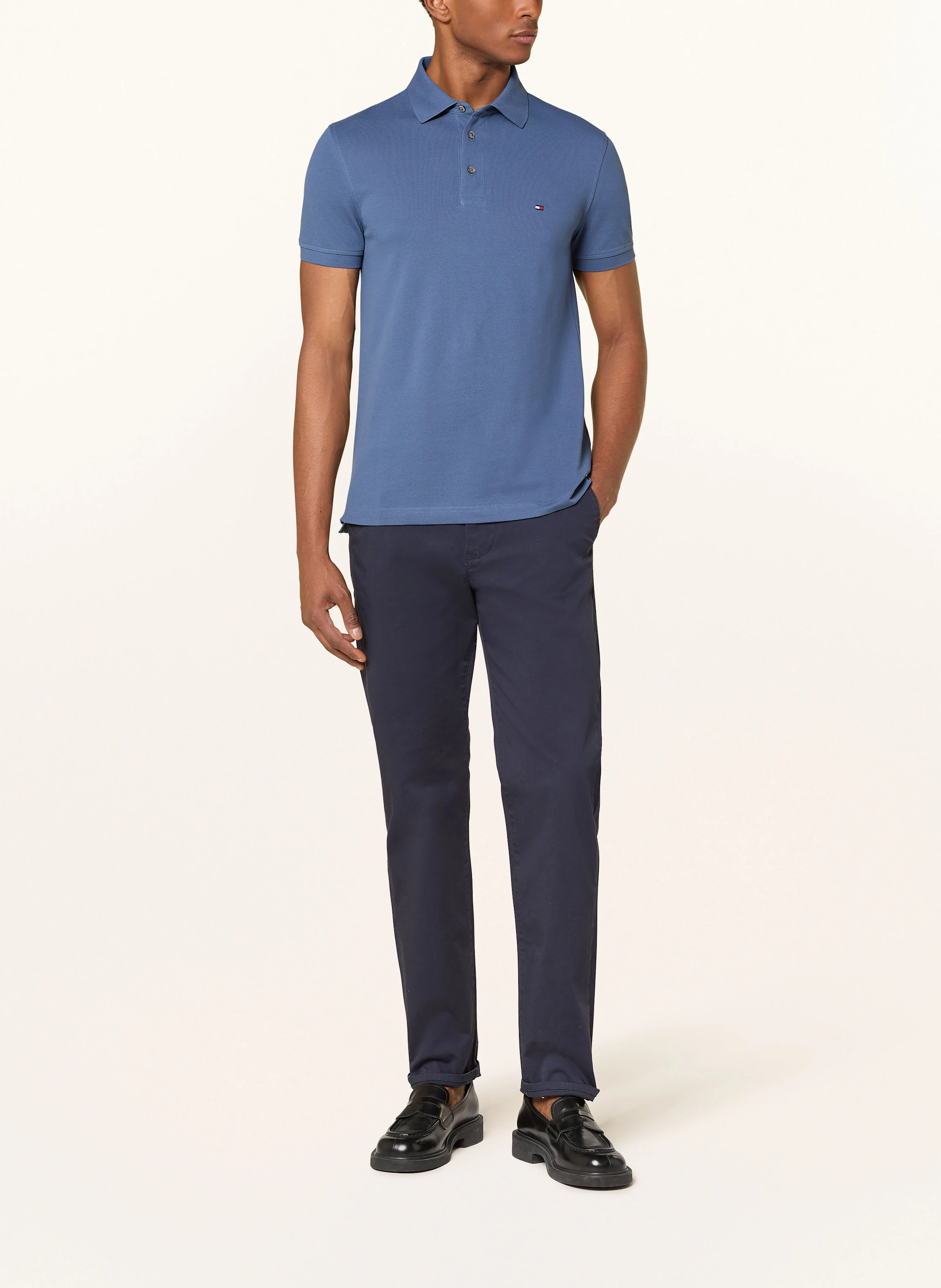 TOMMY HILFIGER Piqué-Poloshirt Slim Fit