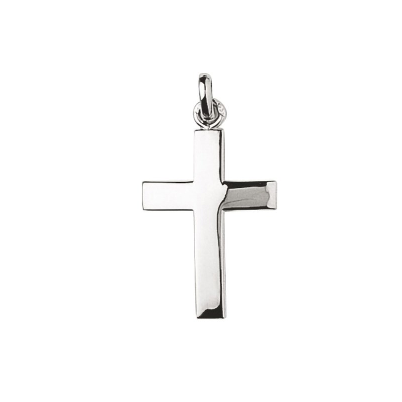 Pendentif mixte - Argent 925 - Croix