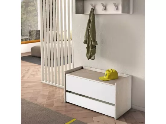 Coffre de rangement tiroir coulissant design moderne polyvalent IVY