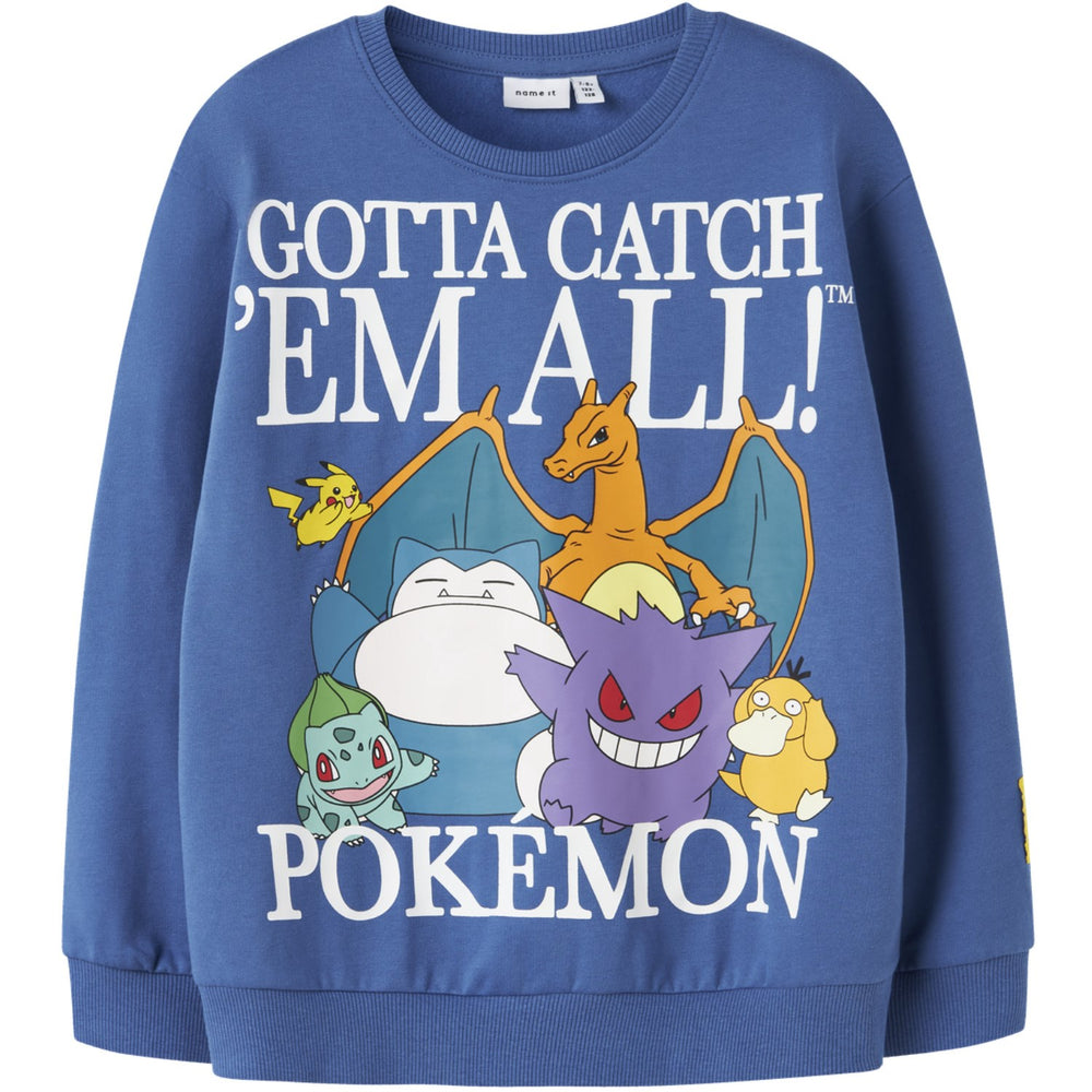 Køb Name It Delft Nkmjobi Pokemon Nreg Sweat Bru Box Sky