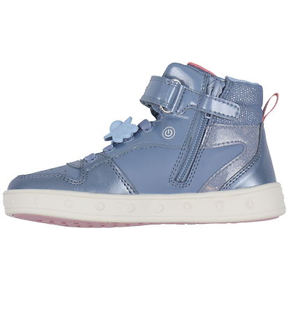Geox Støvler m. Lys - J Skylin - Dark Sky/Light Coral