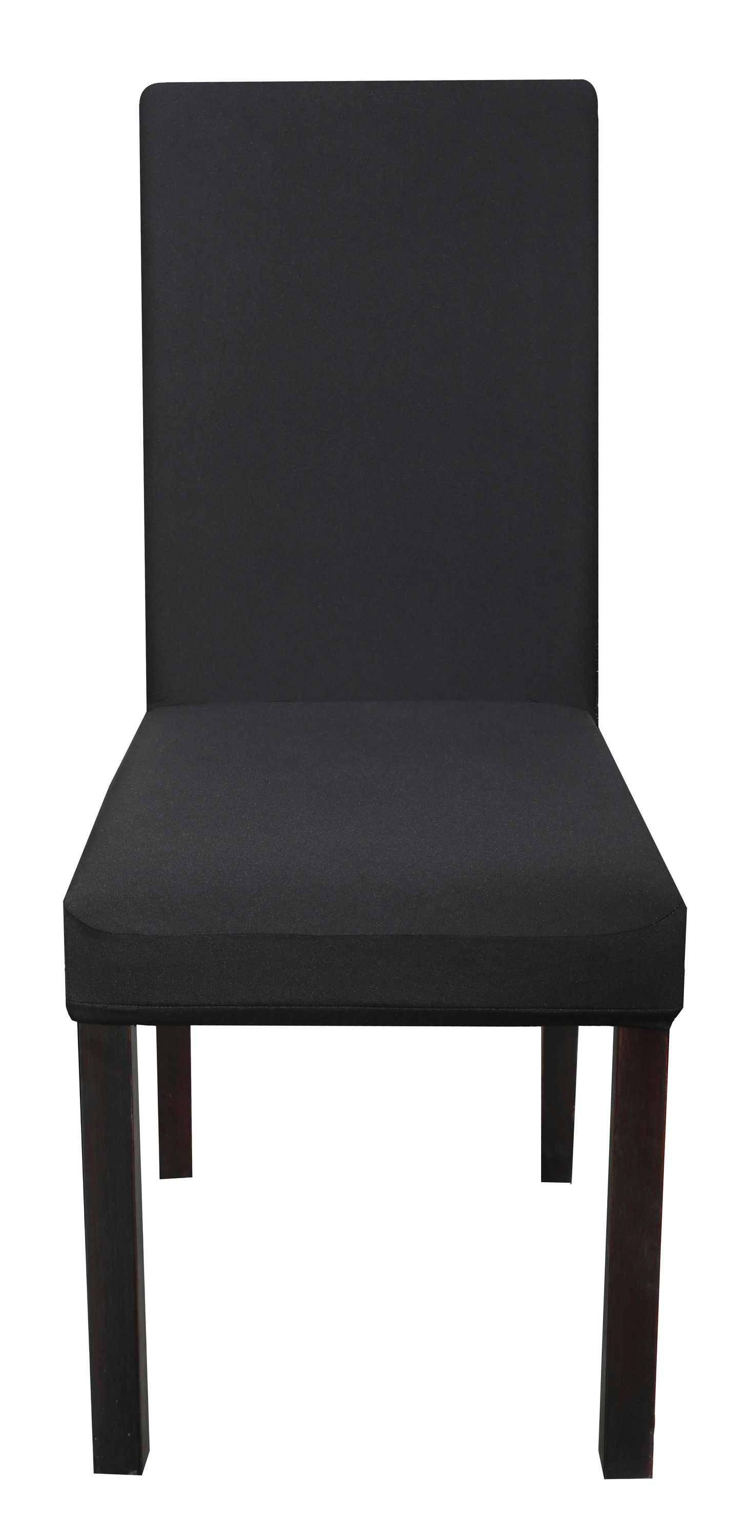 Stuhlbezug 2er Set schwarz
