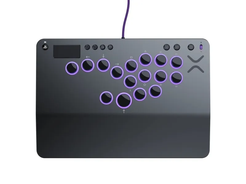 PDP Victrix Pro KO Leverless Fight Stick, Kamppind, PC, PlayStation 4, PlayStation 5, Knappen Makro, Ledningsført, USB, USB Type-C