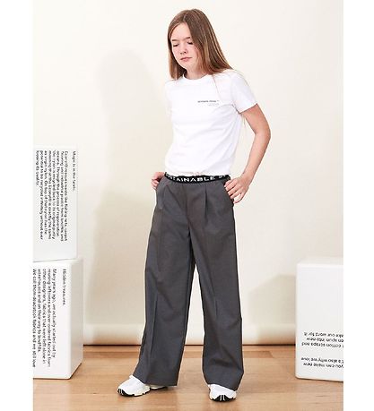 Designers Remix Hosen - Polyester/Wolle - Jolene - Dunkelgrau