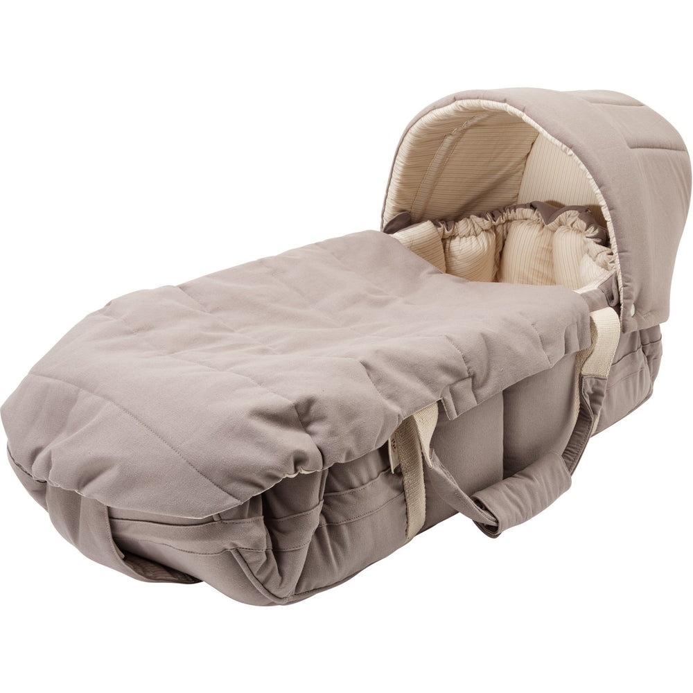 Køb COPENHAGEN COLORS Dark Grey W. Cream Solid Stripe Organic Multifunctional Babylift Vol. 2