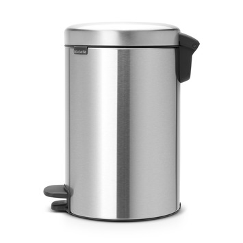 Brabantia NewIcon Prullenbak - 12 l - Matt Steel