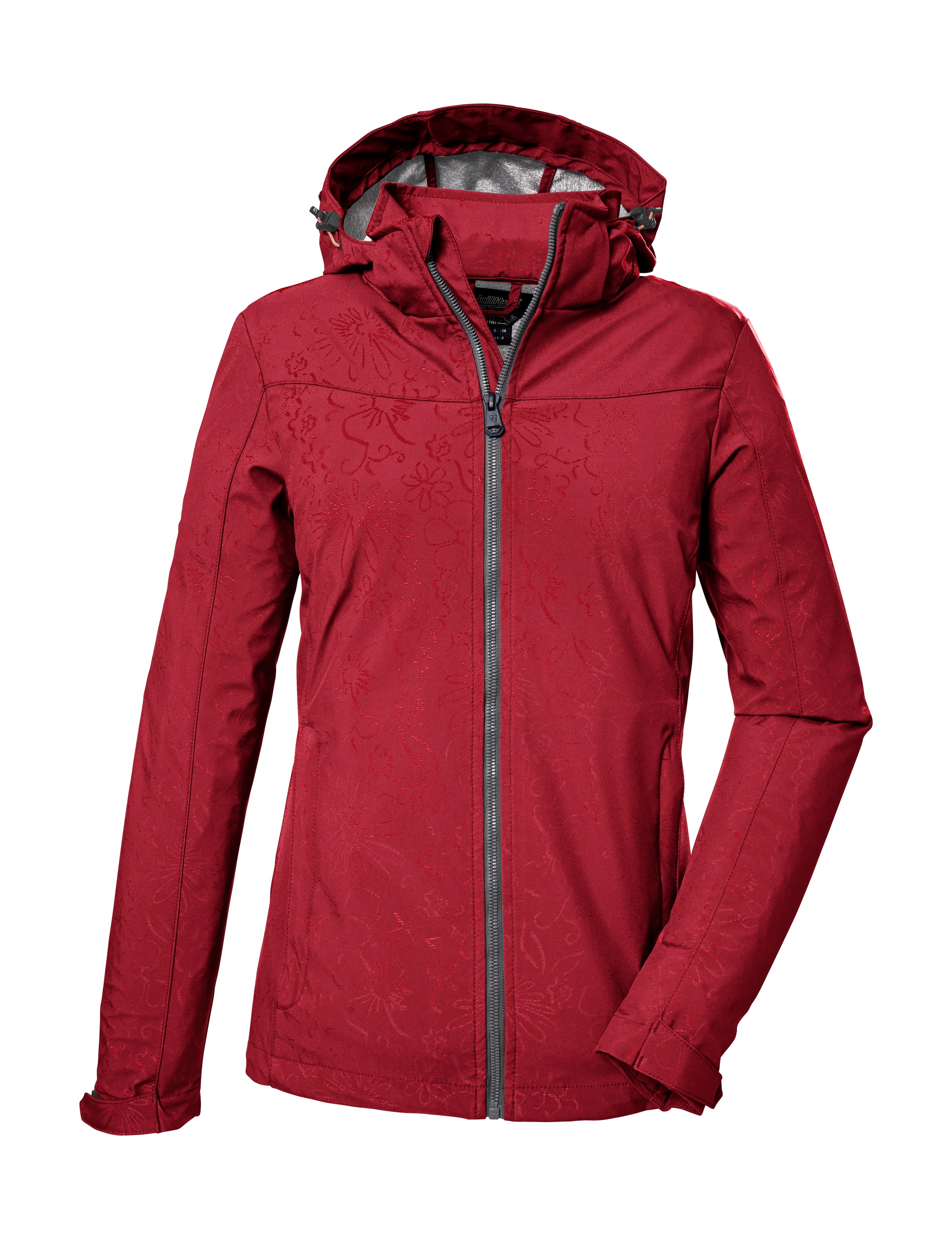 Killtec Softshelljacke »KOS 40 WMN SFTSHLL JCKT« Wasserabweisende, atmungsaktive Damenjacke aus recyceltem Material