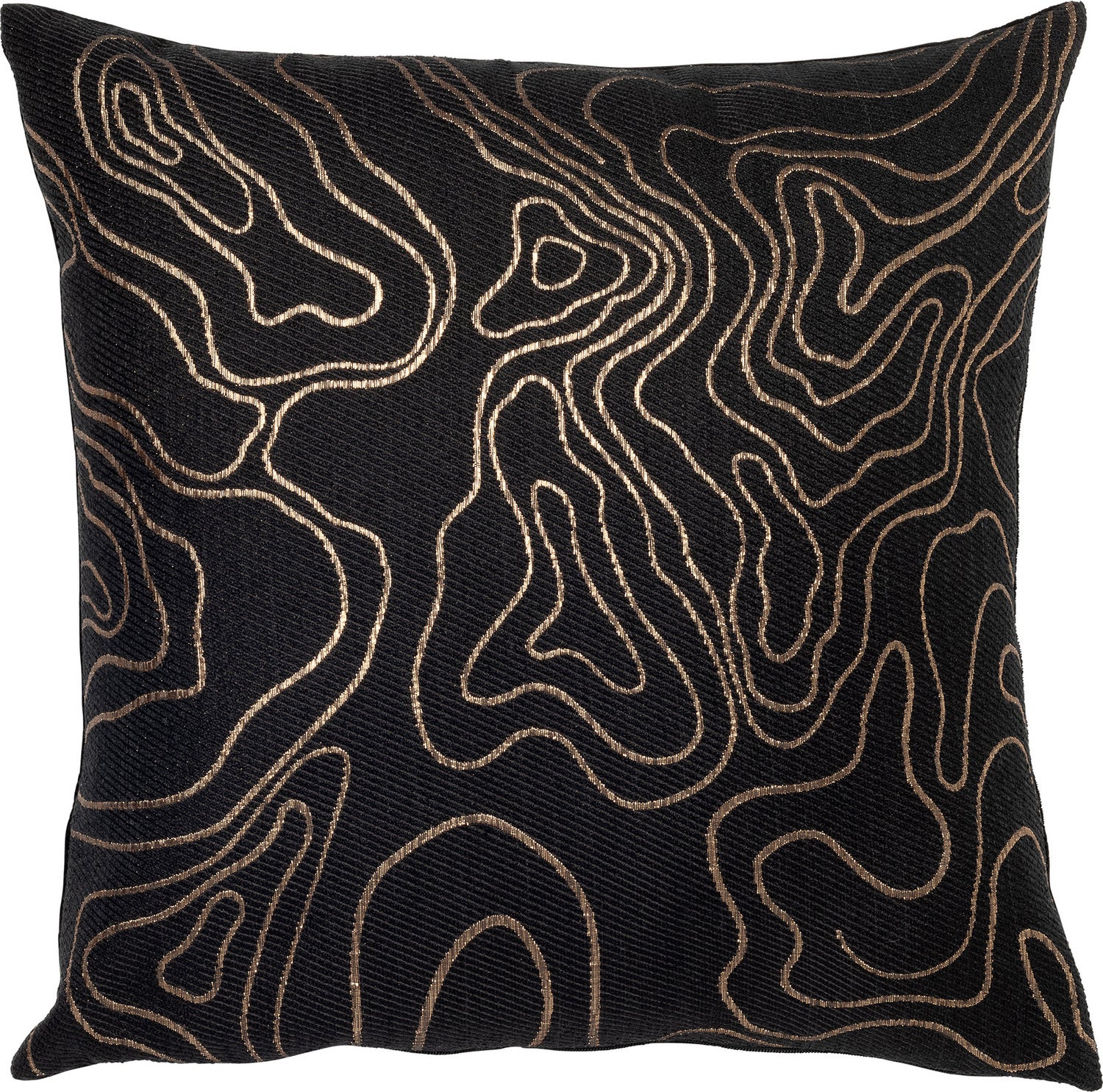 Dutch Decor sierkussen River zwart 45 x 45 cm
