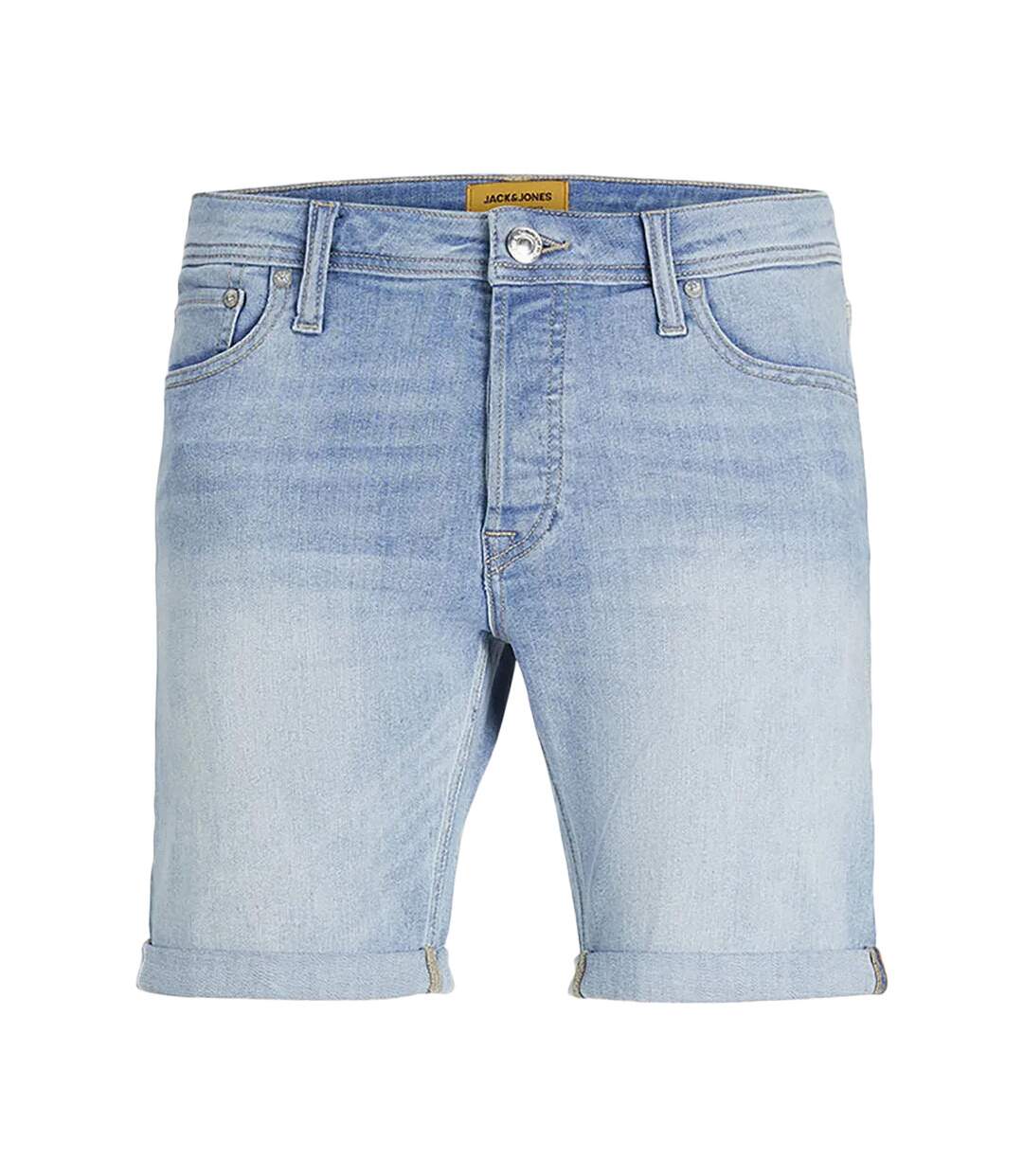 Short en Jean Bleu Clair Homme Jack & Jones 12211749