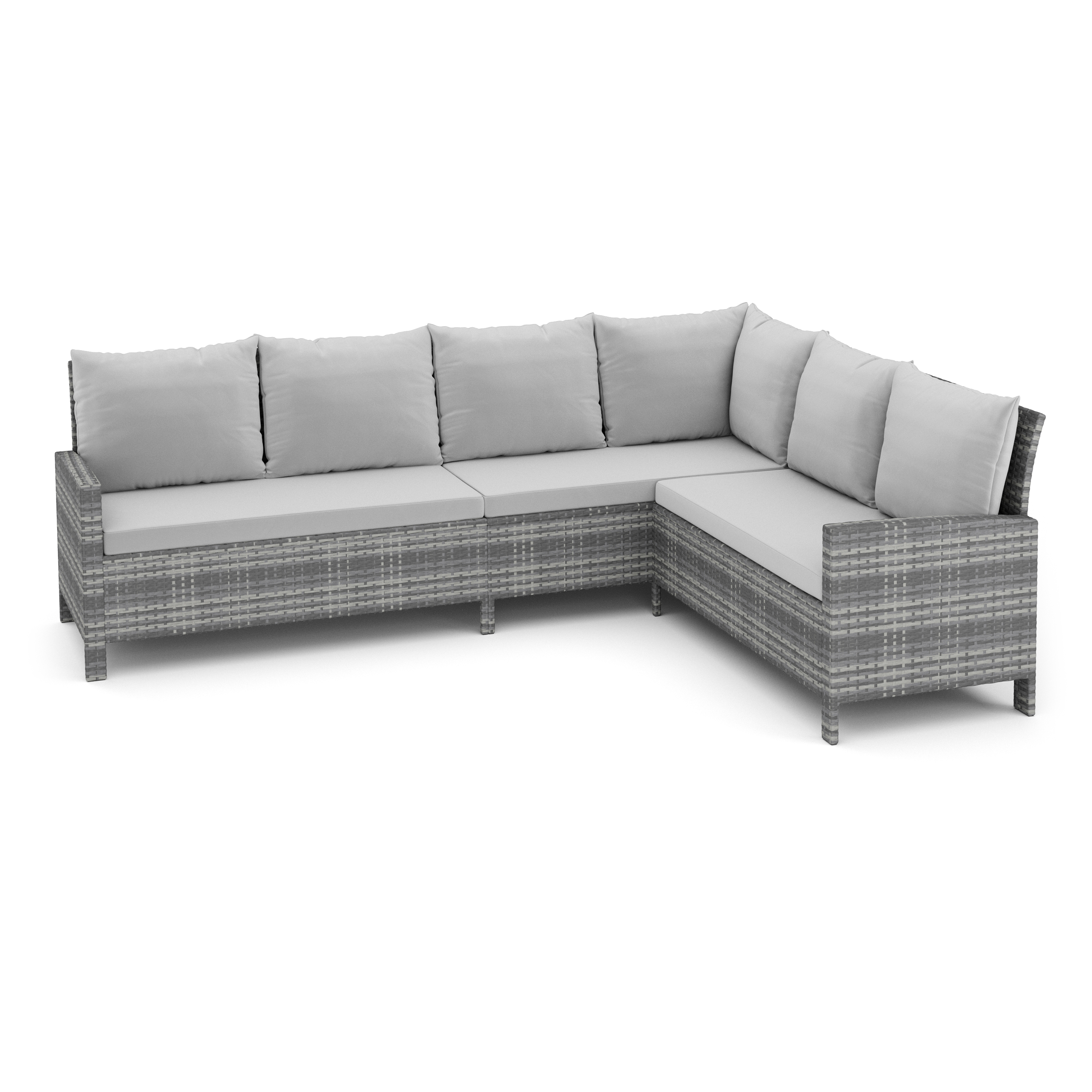 Rattanlounge ADRIANUS grau