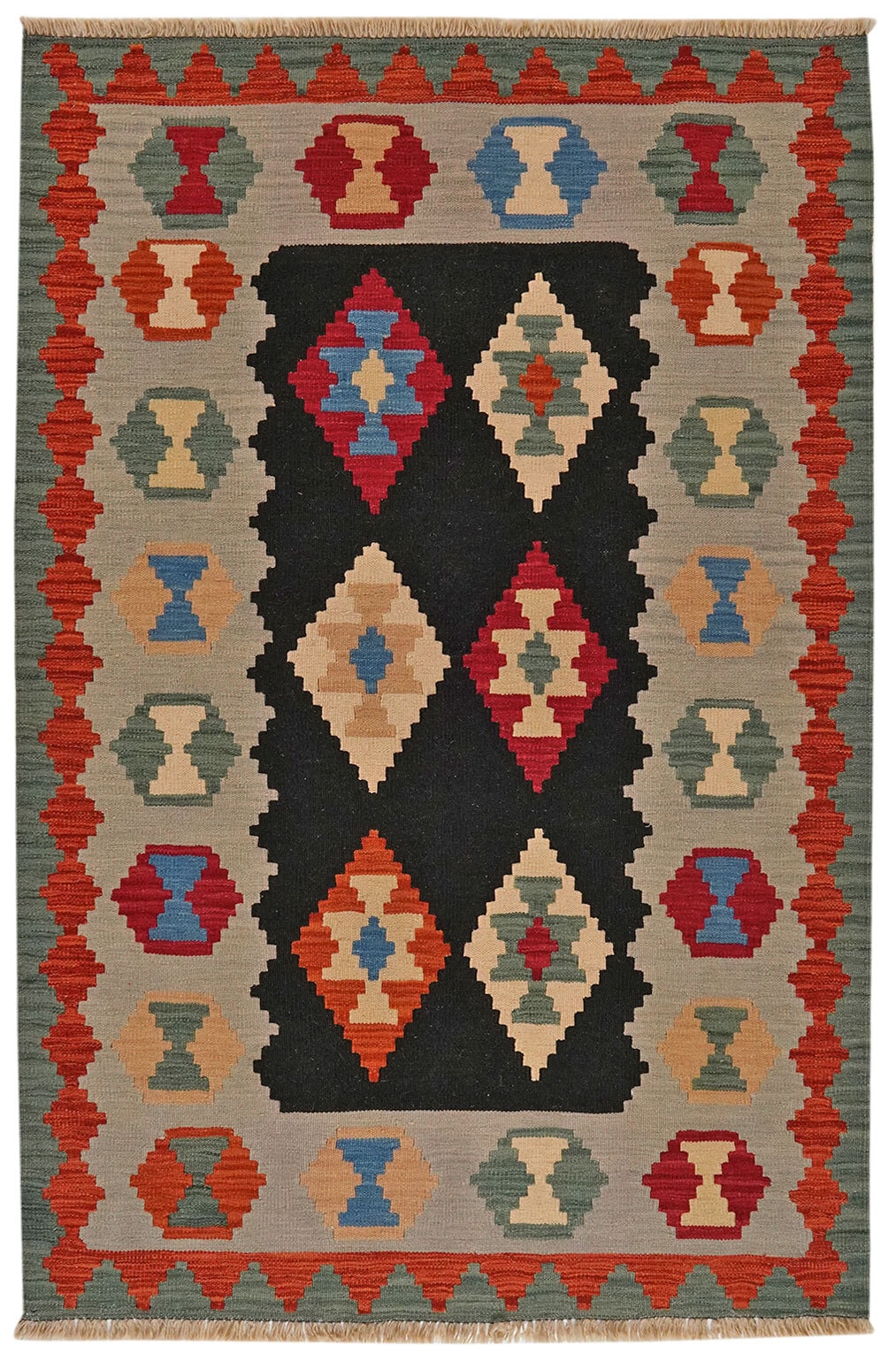 porta x Ipek Kelimteppich GASHGAI DIANE 125 x 187 cm mehrfarbig