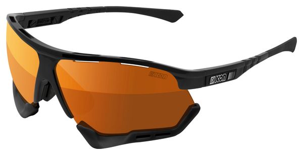 Scicon Sports Aerocomfort SCN PP Regular Lunettes De Soleil De Performance Sportive (Scnpp Multimireur Bronze/Luminosité Noire)