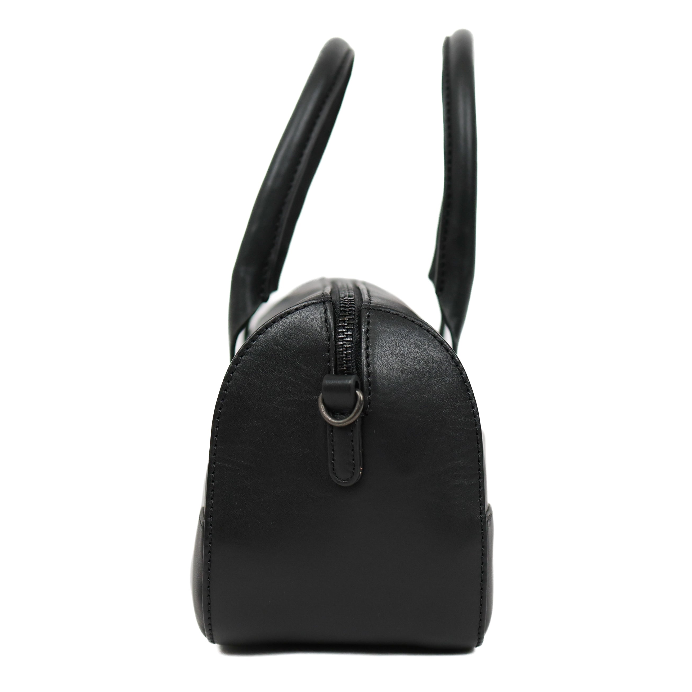 Rond hand-/schoudertasje 'Viviana' Black Black