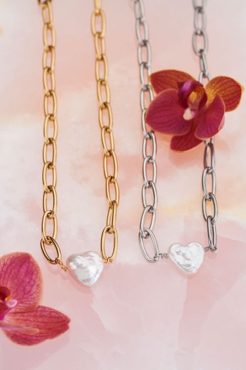 Shapes schakelketting met hartje