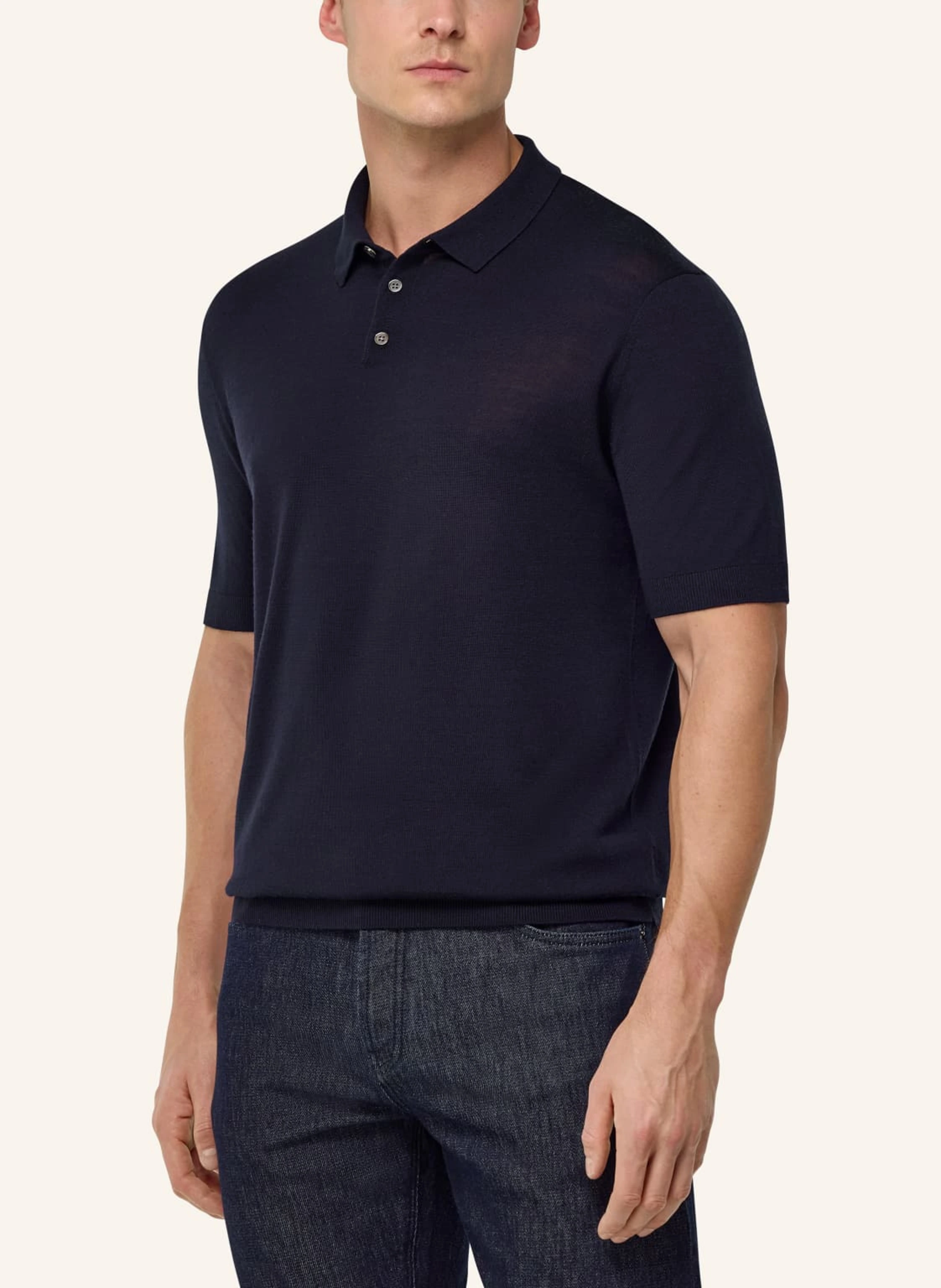 BOGGI MILANO Strick-Poloshirt