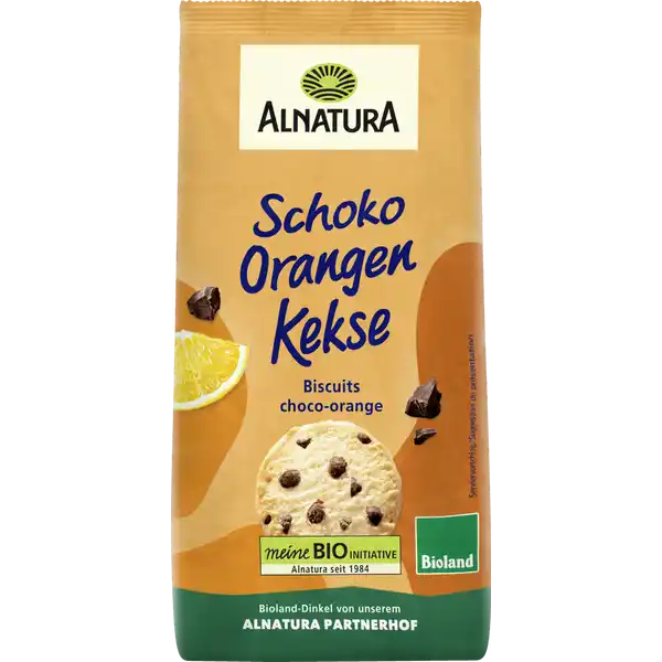 Bio Schoko Orangen Kekse Bioland