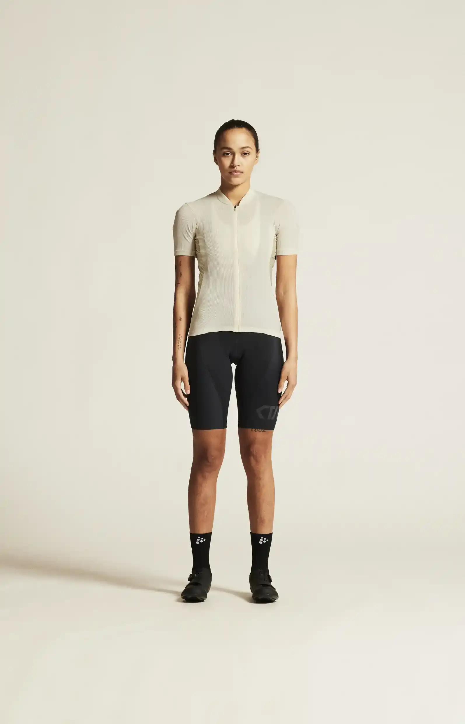 Craft ADV Endurance Fietsshirt Korte Mouwen TOFU/HAY Dames