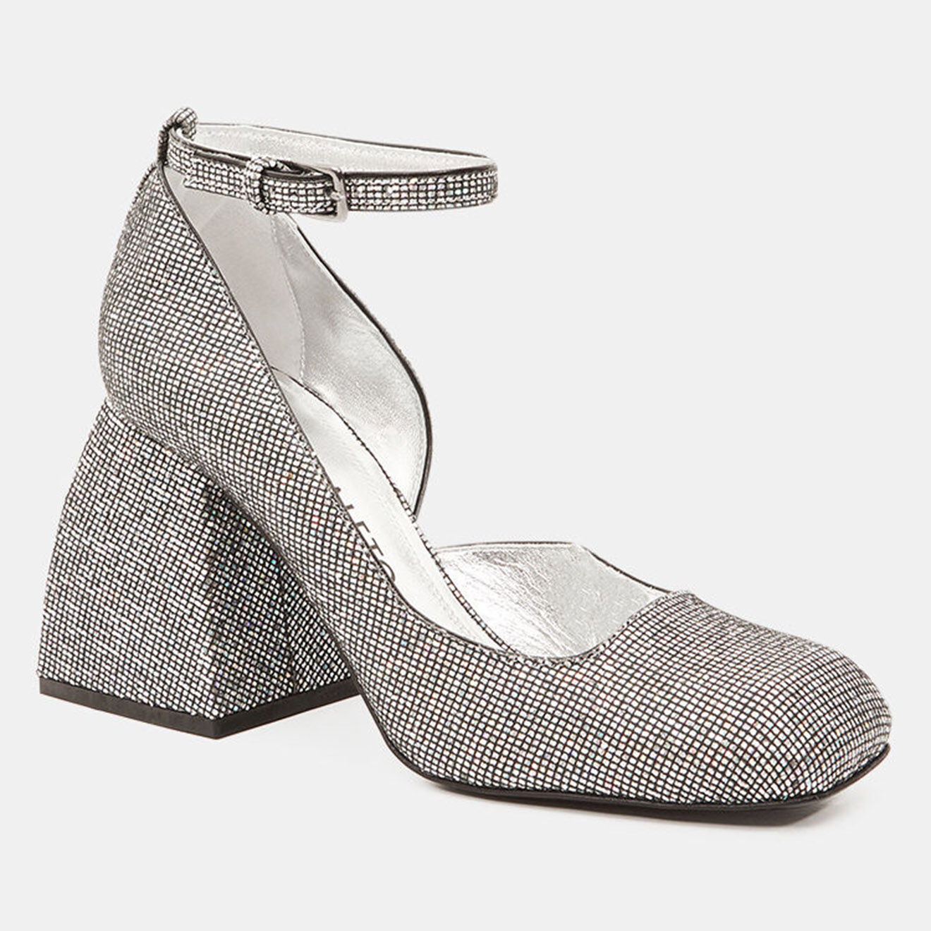Nodaleto Escarpins à Strass Alba argentés - Talon 9 cm