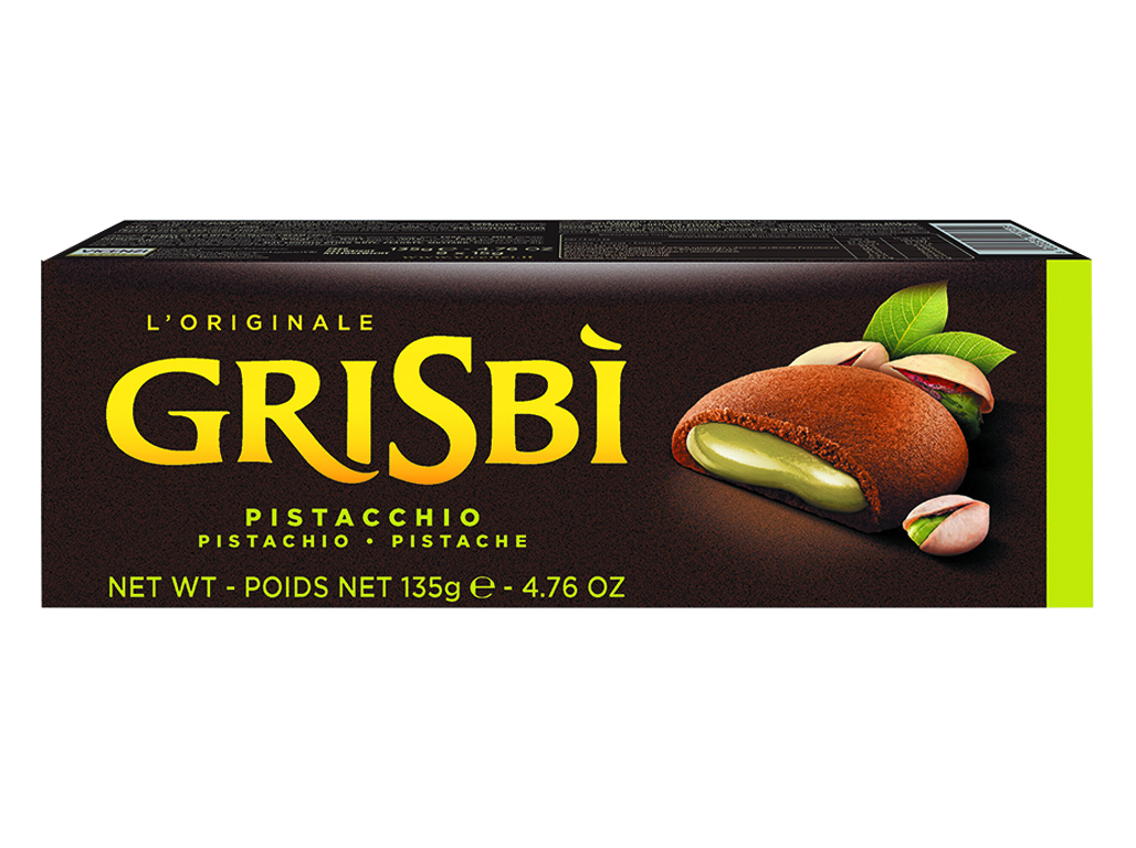 BOLACHAS GRISBI CREME PISTACHIO 135 G