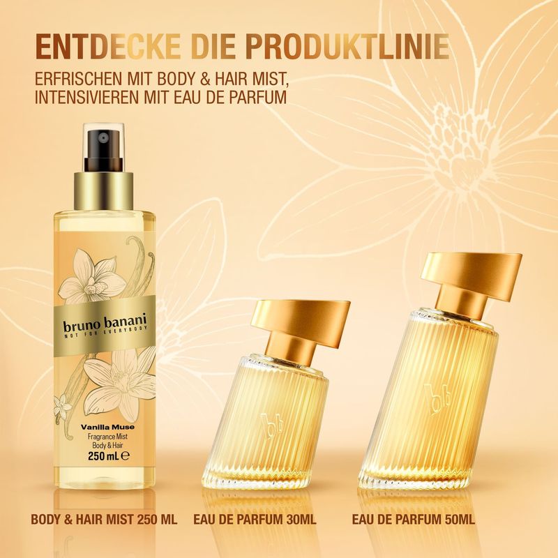 Bruno Banani - Vanilla Muse - Body & Hair Mist - 250 ml