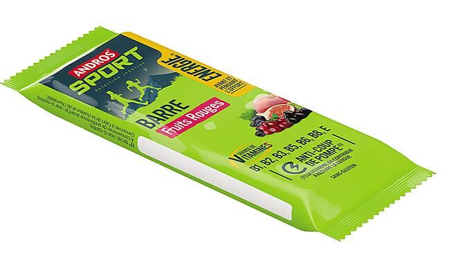 ANDROS SPORT - BARRES ENERGIE FRUITS ROUGES