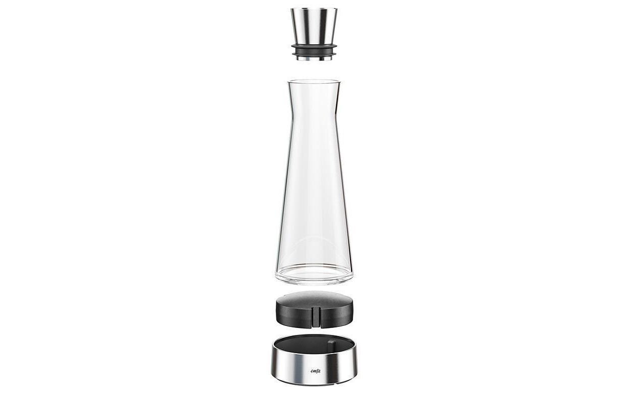 Kühlkaraffe Slim 1 l, TransparentKaraffe mit Kühlstation