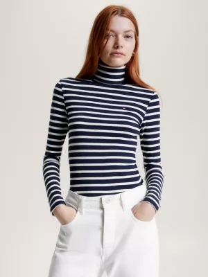 Blusa de gola alta justa