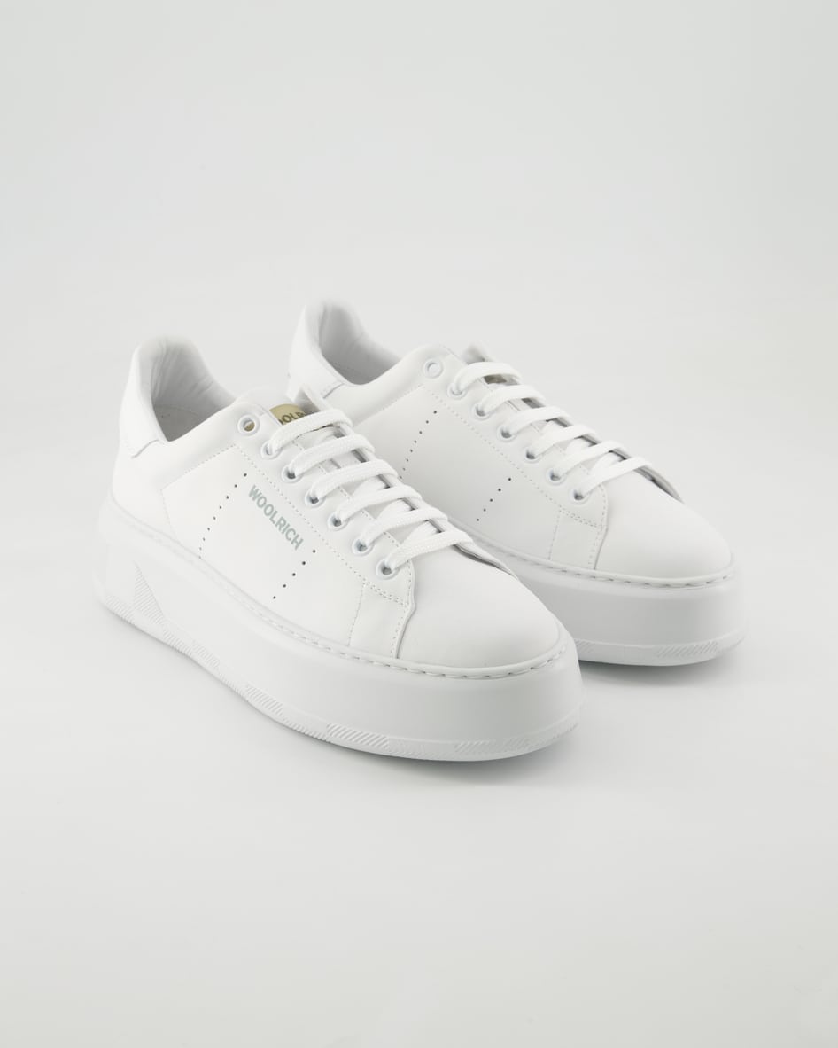 Woolrich Chunky Court Sneaker in Weiß
