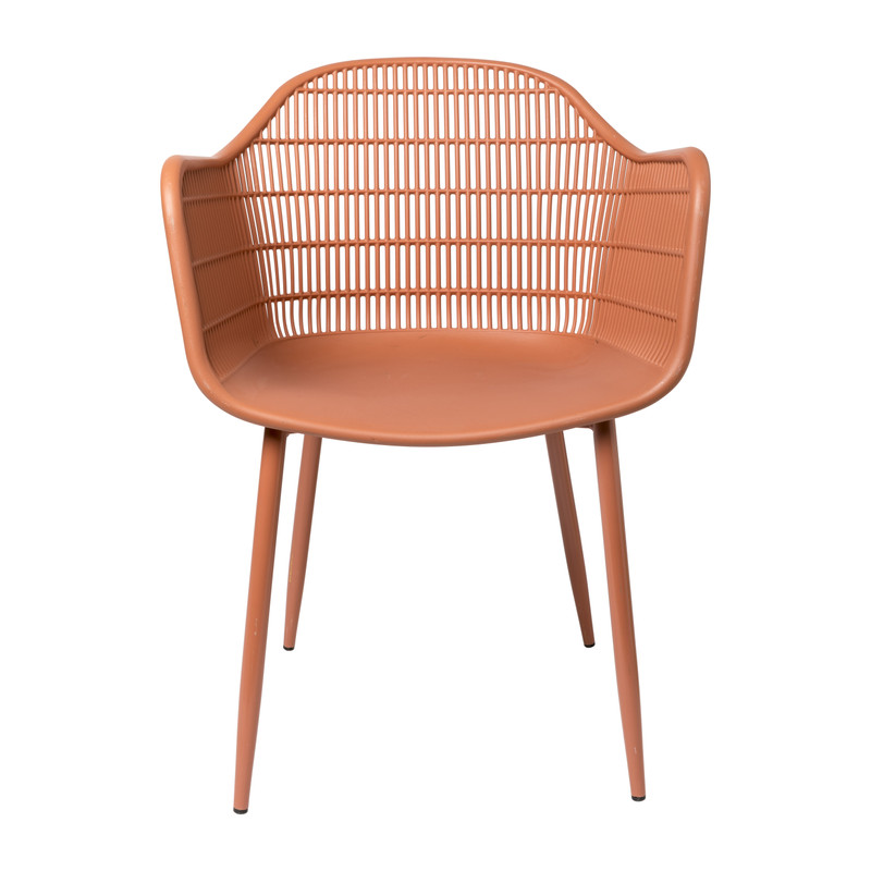 Tuinstoel Elisa - terra - 85x63x53 cm