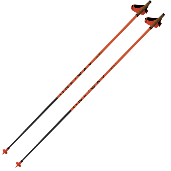 Bâton ski de fond ONE WAY STORM 1 ORANGE/BLACK