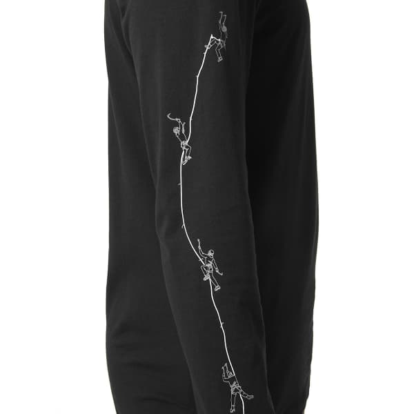 T-shirt HELLY HANSEN F2F ORGANIC COTTON LS TEE BLACK