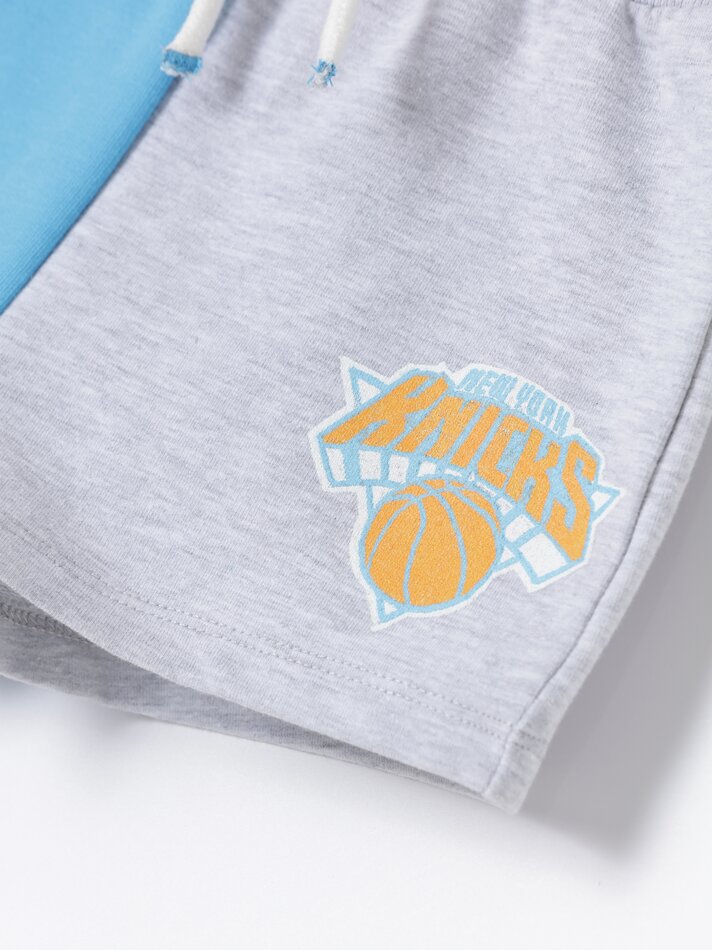 Conjunto de camisa e calção KNIKS NBA - Salmão