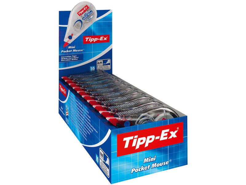 Tipp-Ex Korrekturroller Mini 5 mm, 10er Box Korrekturroller Tipp-Ex