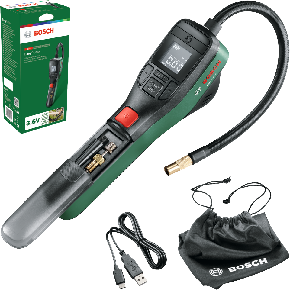 Bosch - Batteridrevet Trykluftspumpe - Easy Pump