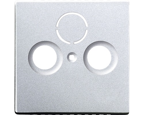Busch-Jaeger 1743-83 Centrale afdekplaat voor antennecontactdoos Future Linear aluminium zilver
